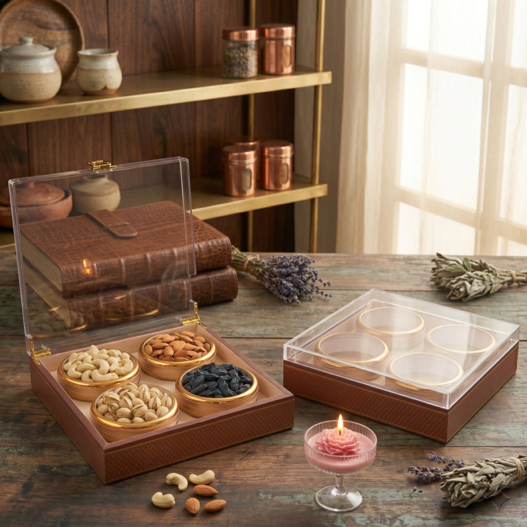 The Lumina Acrylic-Top Corporate Hamper