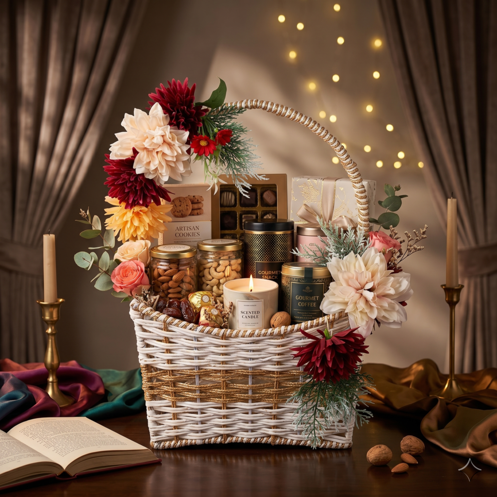 The Ivory Halo Woven Basket