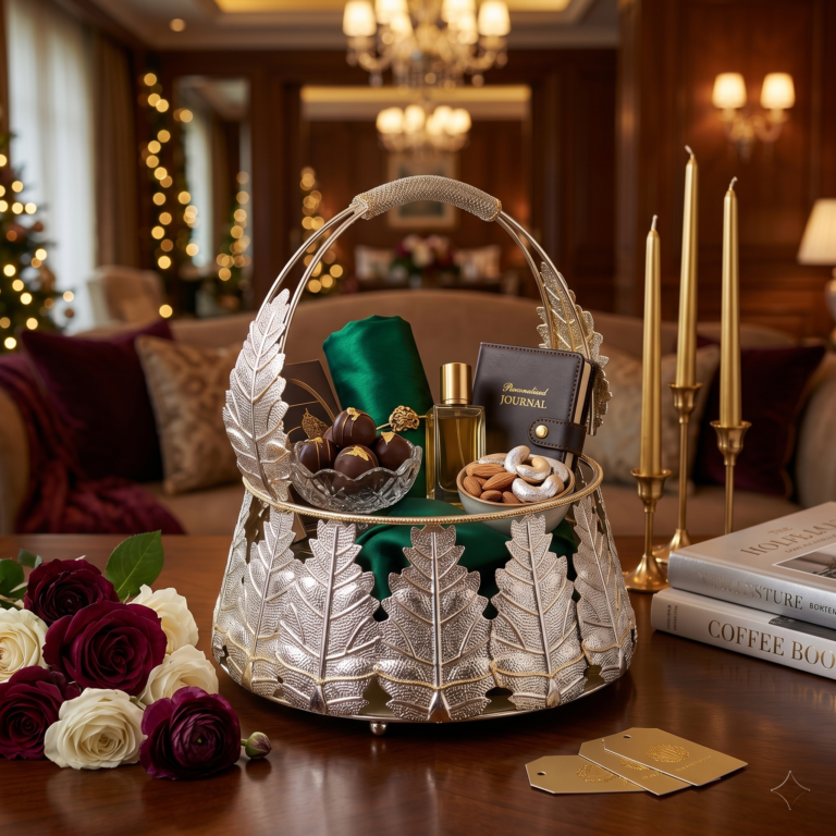 The Sovereign Silver-Leaf Halo Caddy