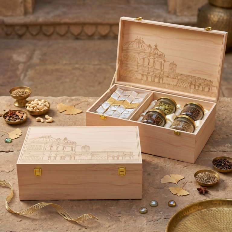 The Pine Heritage Palace Engraved Box