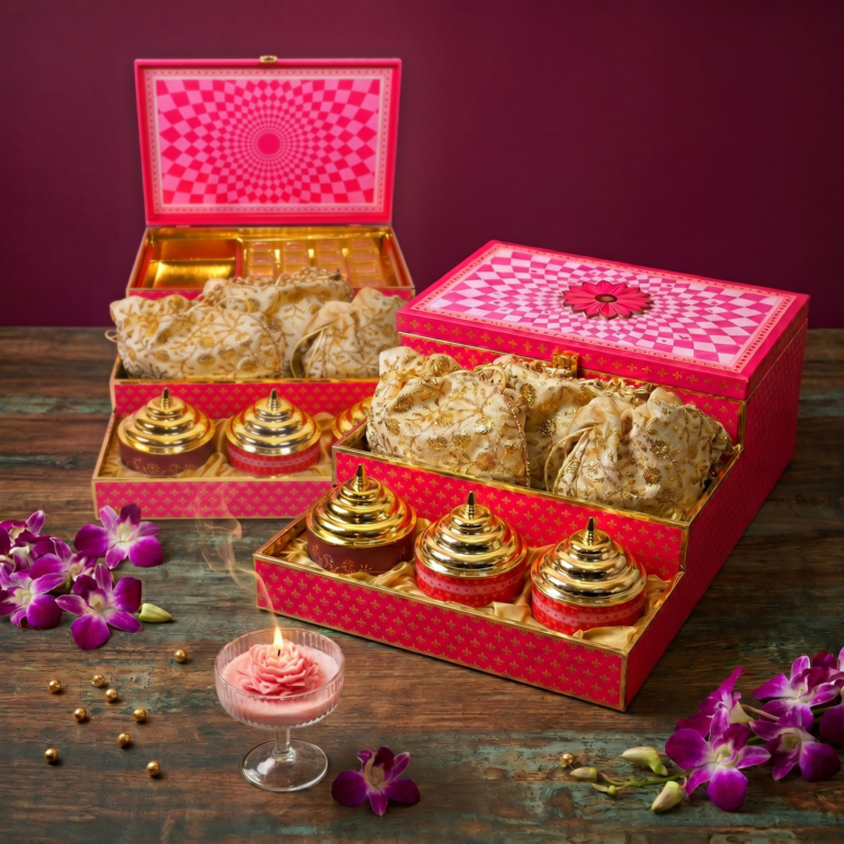 The Shahi Potli Tiered Gifting Box