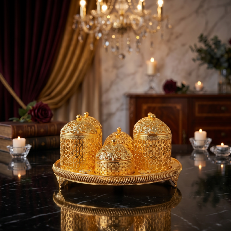 The Shahi Lattice Imperial Serveware Set